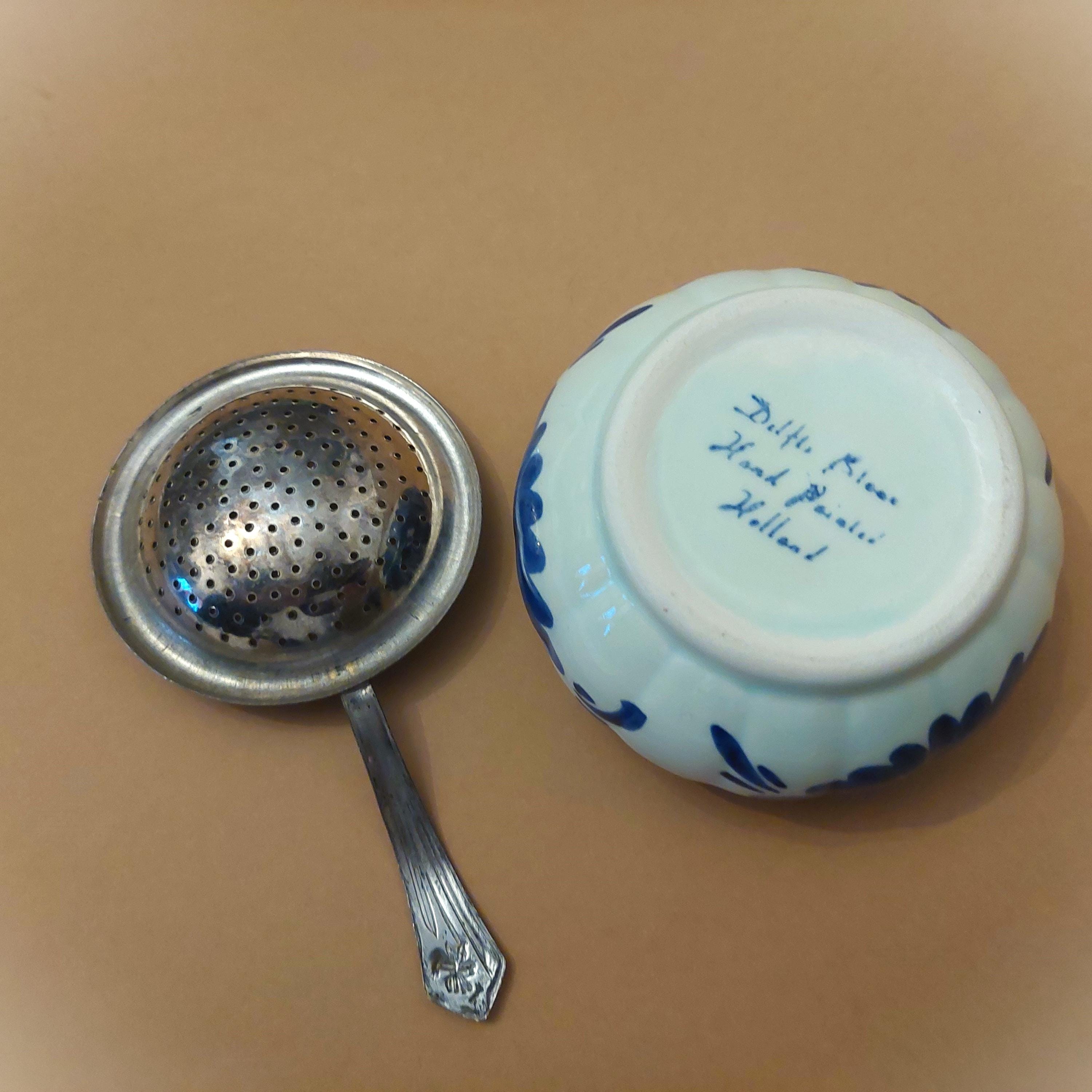 デルフト ティーストレーナー オランダ Delft Blue Tea Strainer