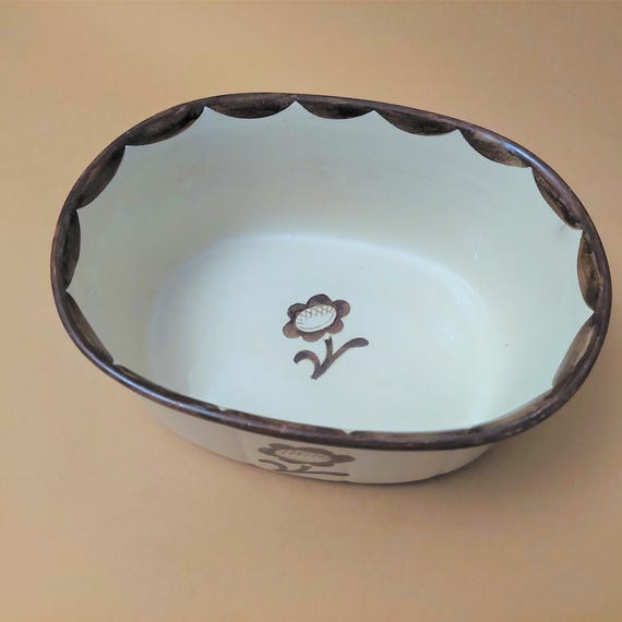 Wilhelm Kåge Gustavsberg Pyro Series Oval Serving Deep Dish 