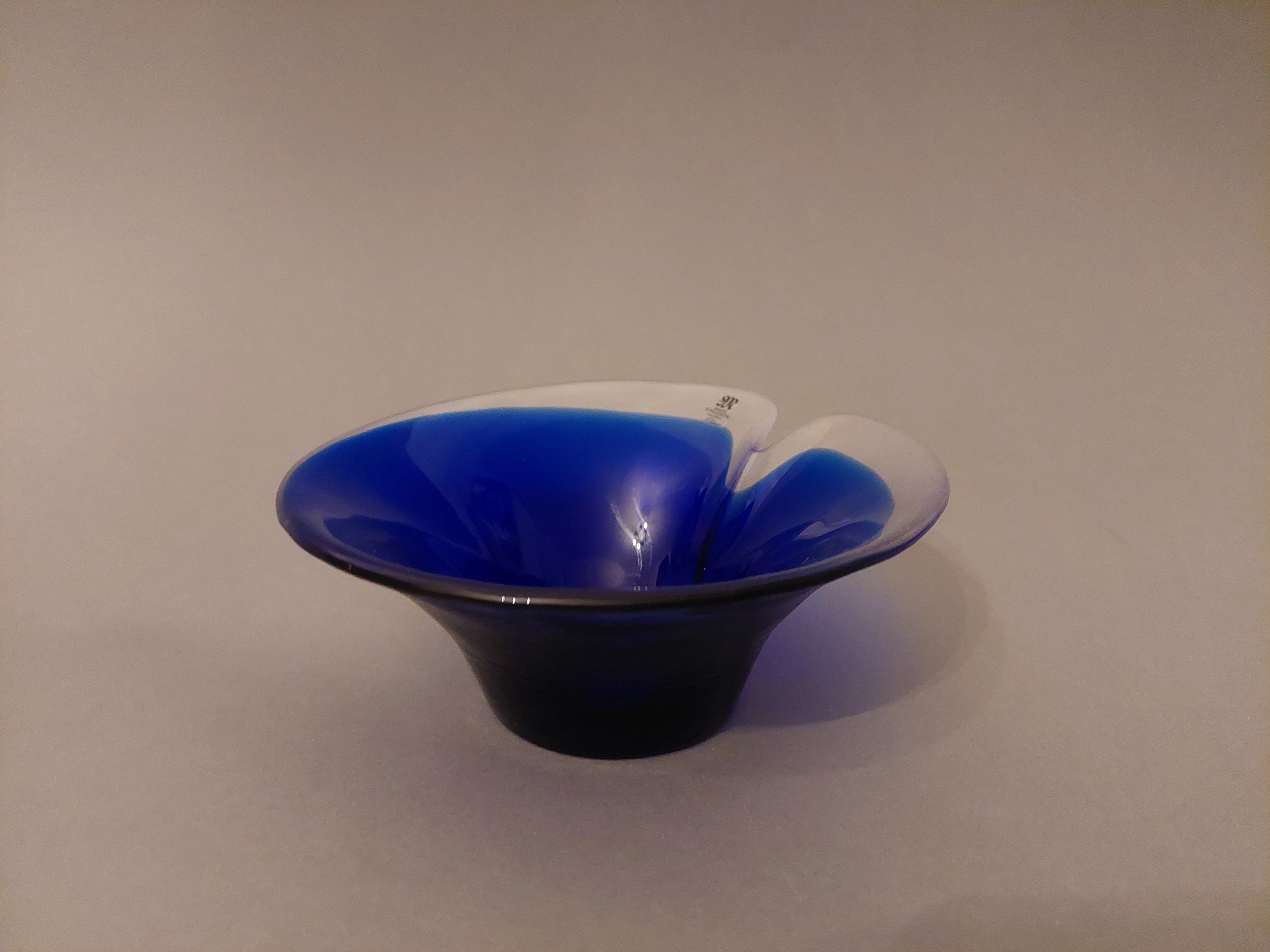 Mats Jonasson Målerås コバルトブルー ガラス 奉納キャンドル