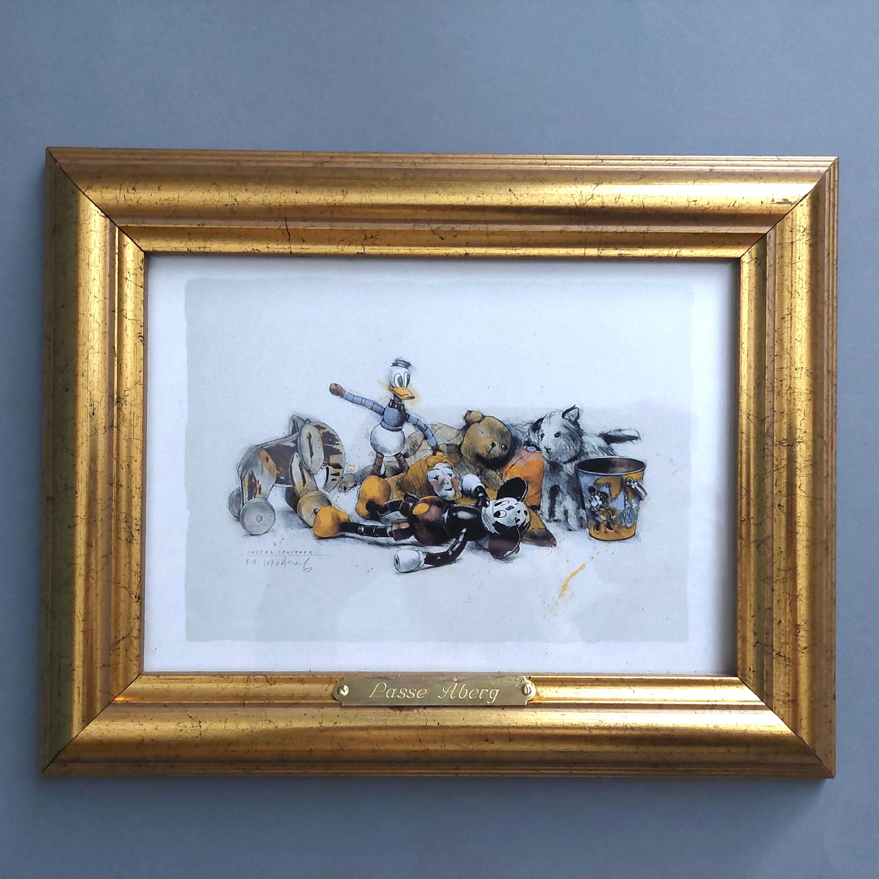 Lasse Äberg Reproduction of Engraving 