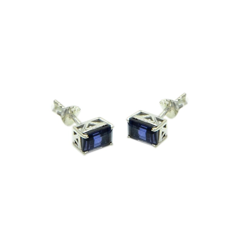Citrine Cut Stone Stud Prong Setting Stud Wedding Gift 925 Sterling Silver Earring Small Stud Post Earring Yellow Citrine Stud Earring