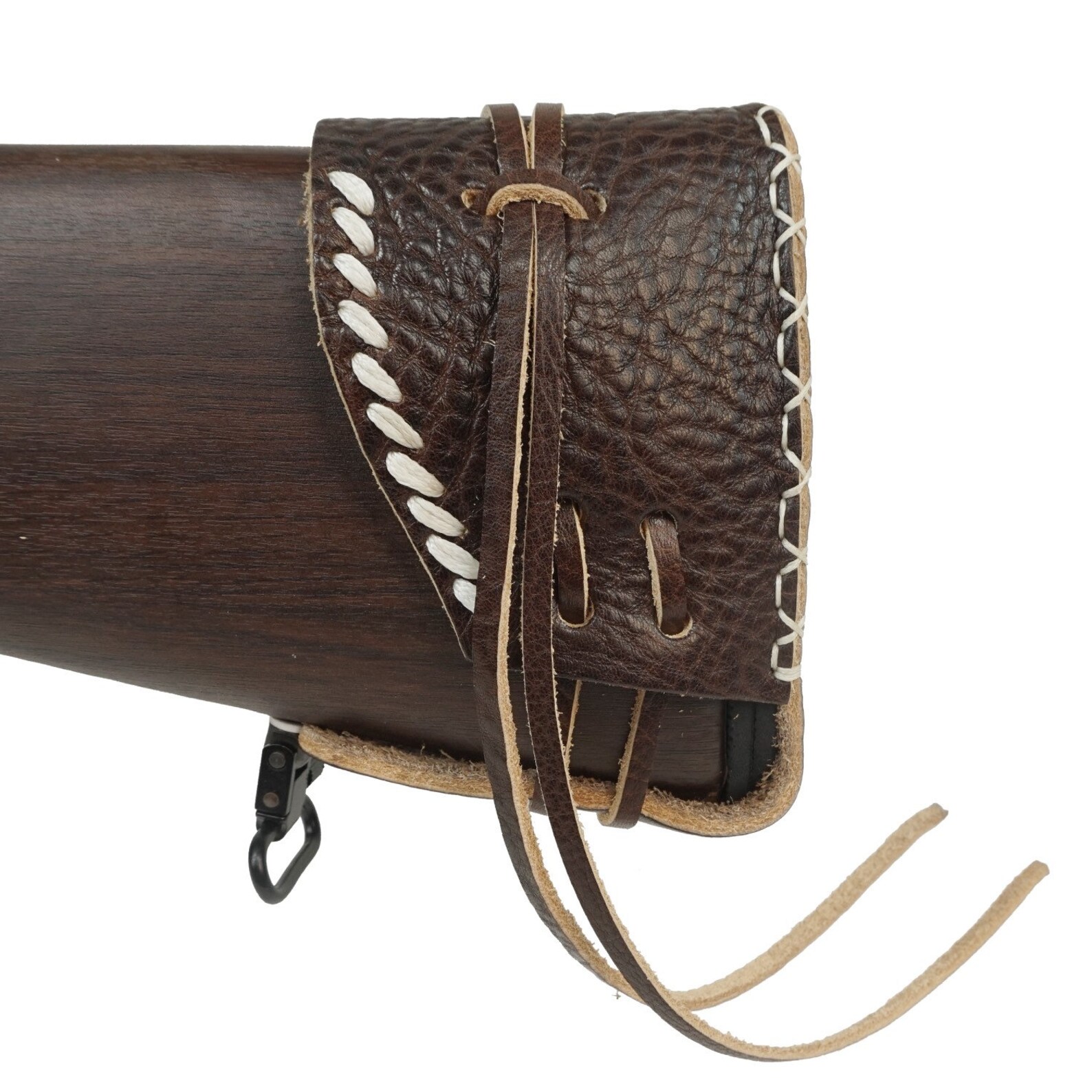 Handmade Lace Up Leather Slipon Recoil Pad for Rifles Etsy