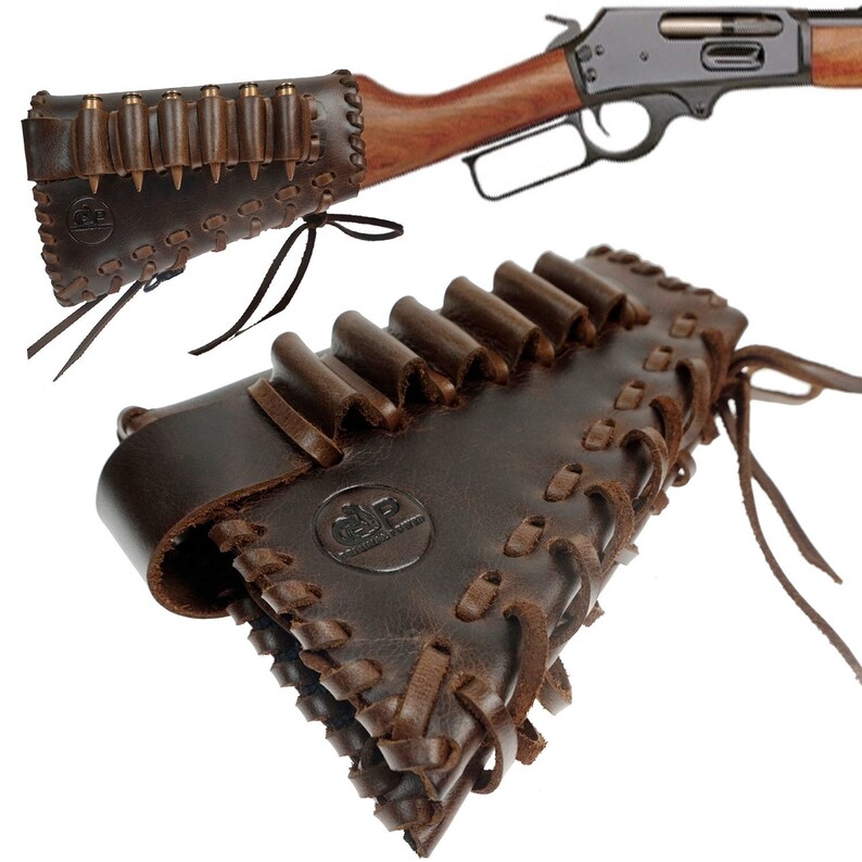 Upgrade Leather Gun Buttstock Adjustable Ammo Shell Holder Etsy