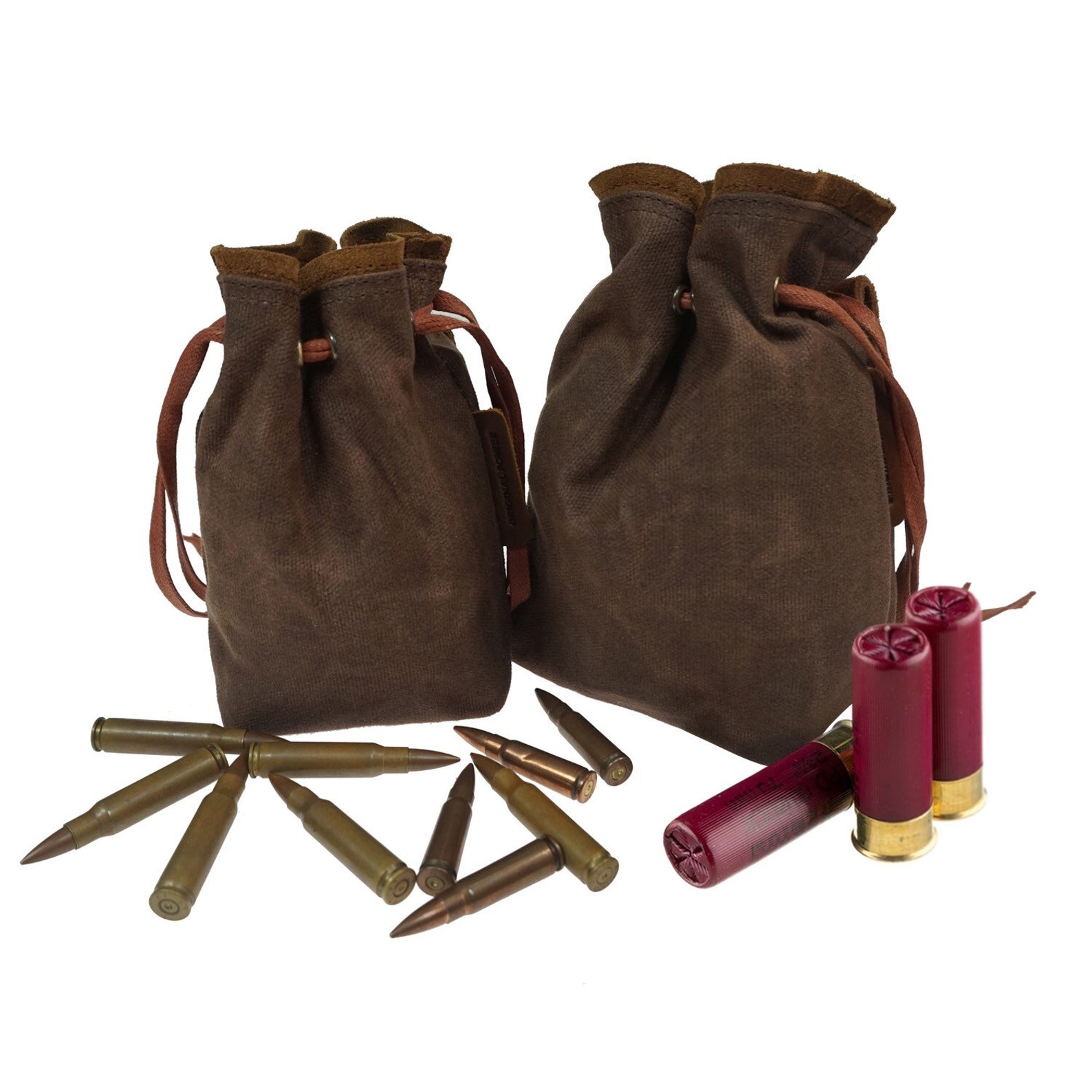 Handmade Canvas Drawstring Ammo Pouch Tactical Ammunition Etsy