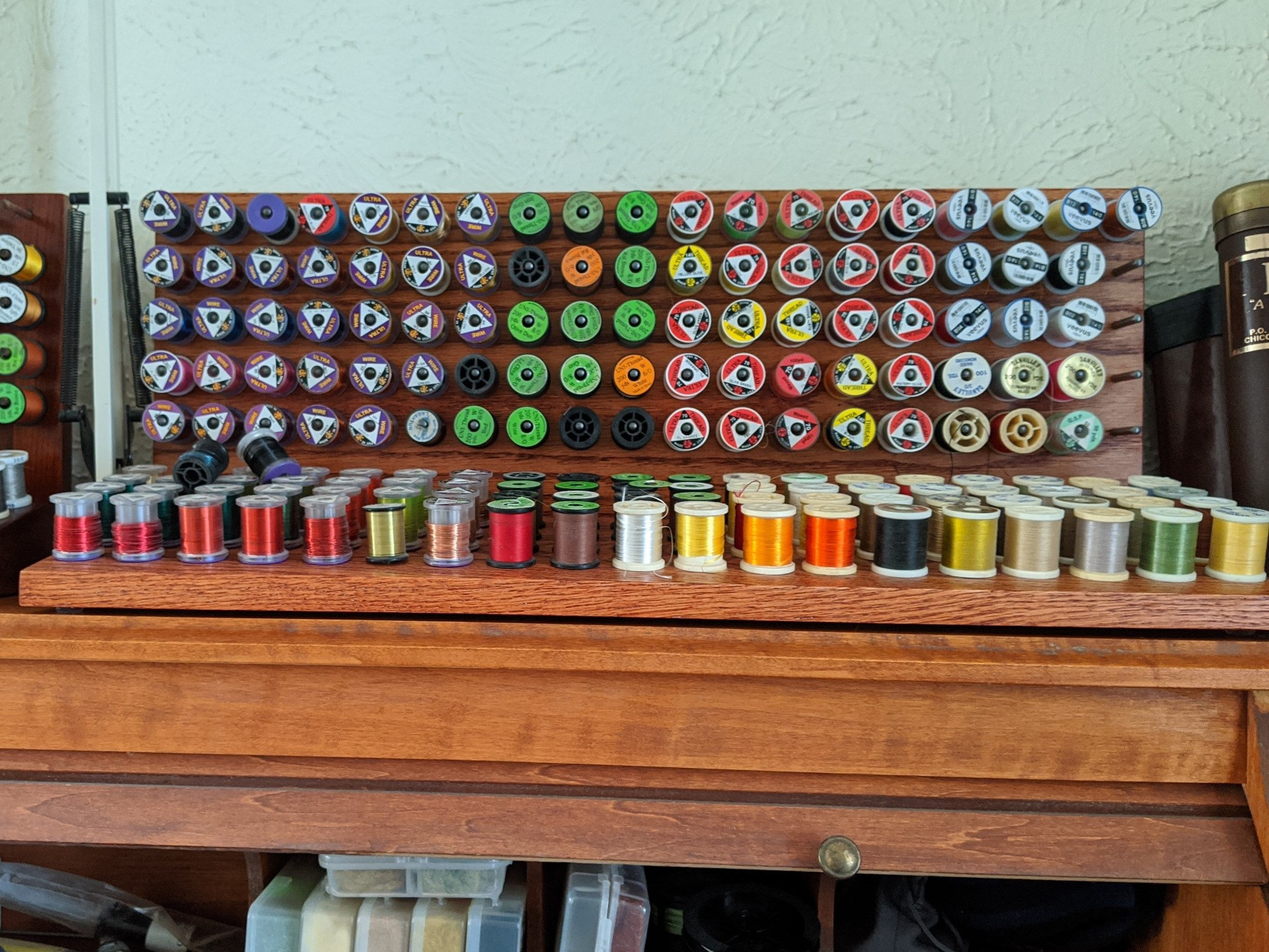 Fly Tying Spool Rack Etsy