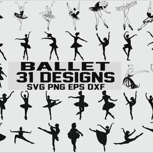 Ballet svg / ballerina svg / ballet shoes svg / dancer svg / classic dance svg / dance svg / cricut / silhouette cut files / vector