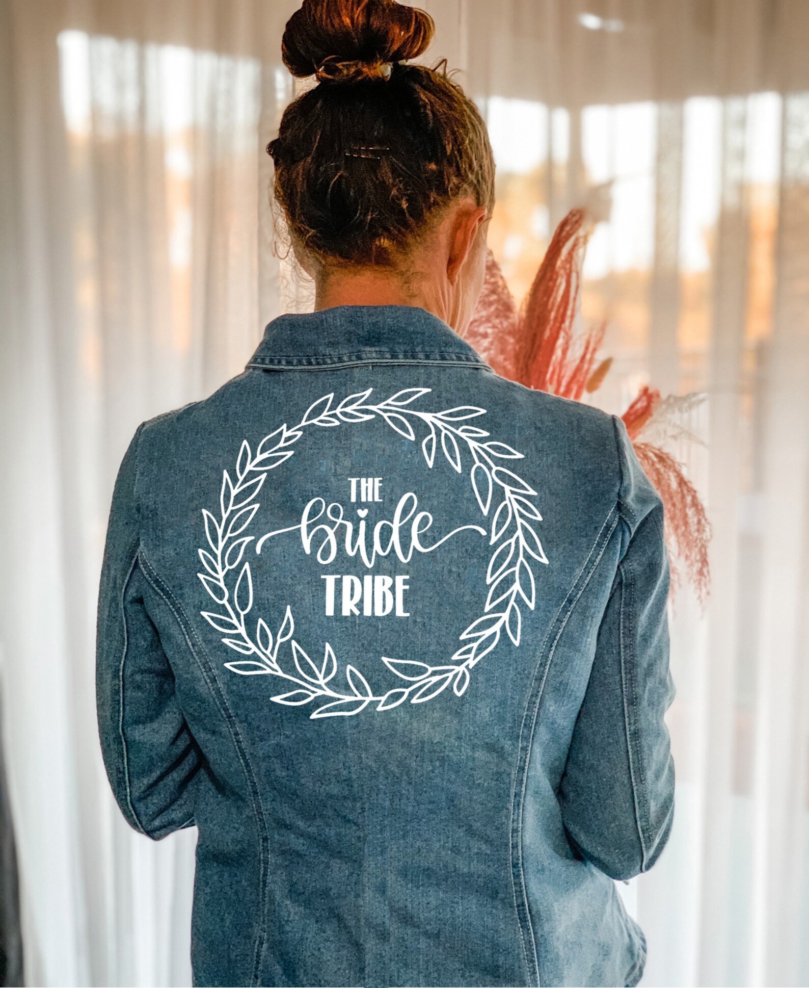 HTV Iron on Vinyl Denim Jacket Decals for Wedding, Other Occasions Etsy