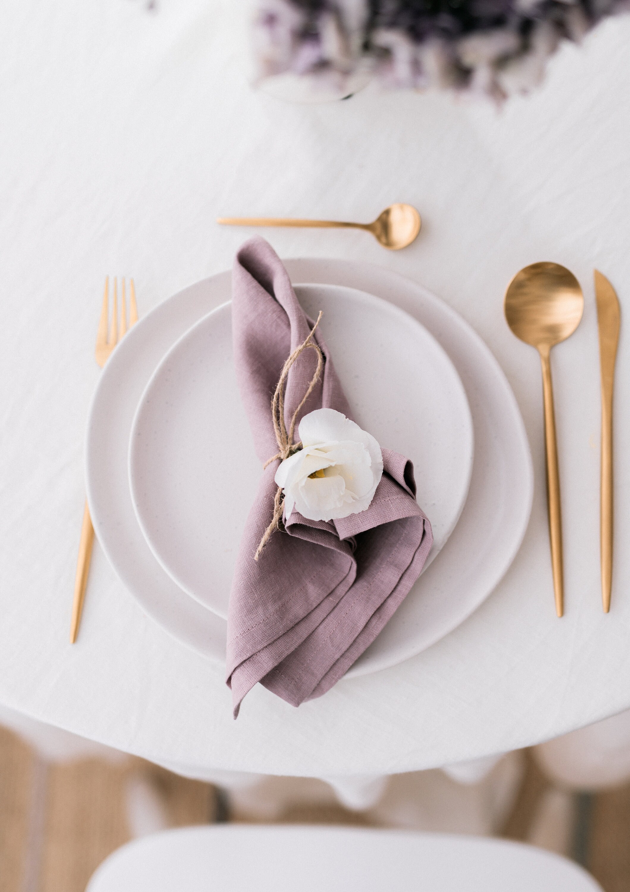 JINVASE Dinner Cloth Napkins Bulk,100% Soft Cotton Linen Napkins,Washable Napkins for Wedding Decorations,Family Event Parties,16”*16”,(Set of 6