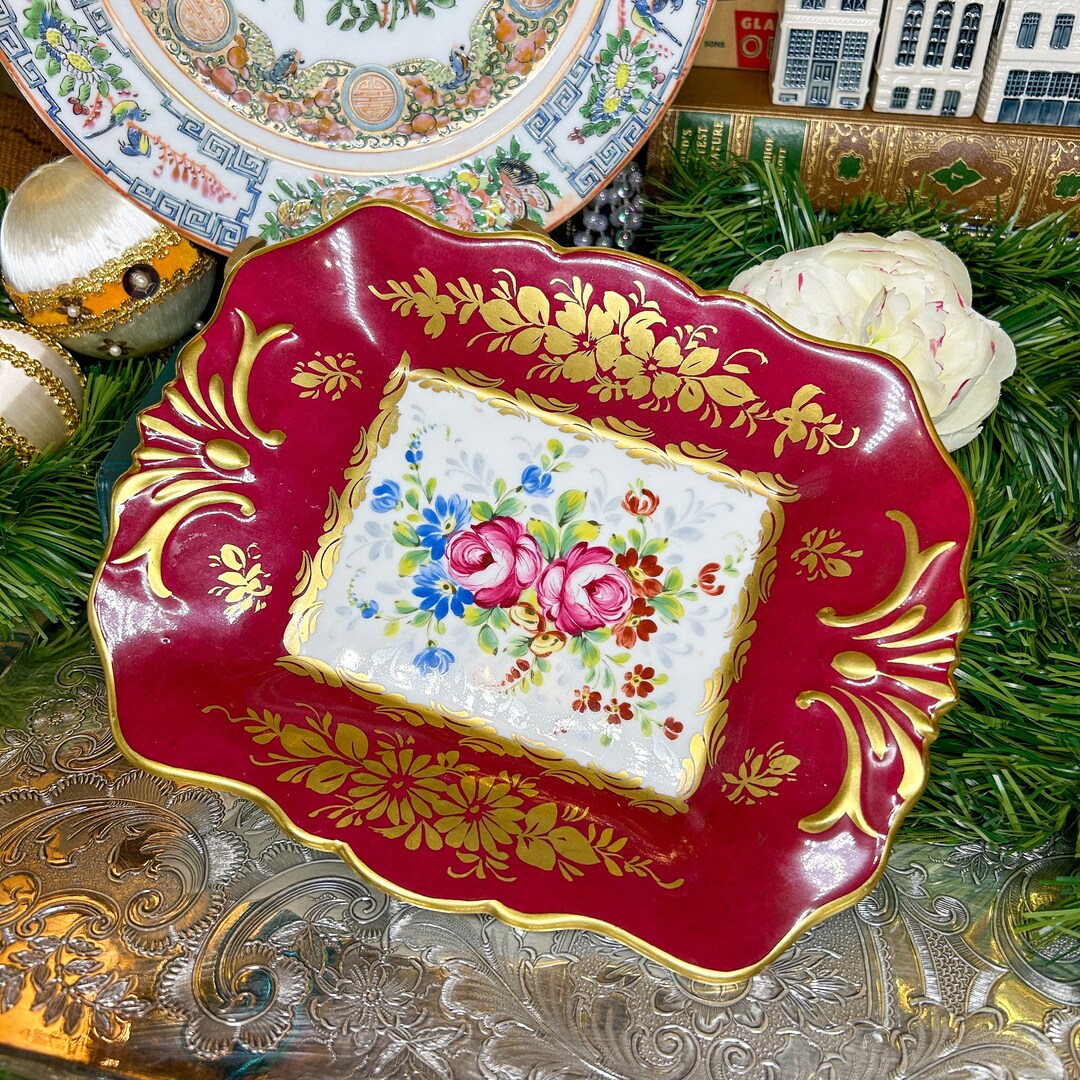 Hand Painted Limoges Tray Etsy