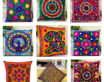 colourful pillow covers