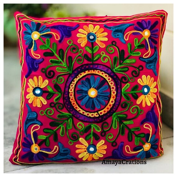 Pillow Cover pillow Cases suzani Pillow suzani Cushion Cover
