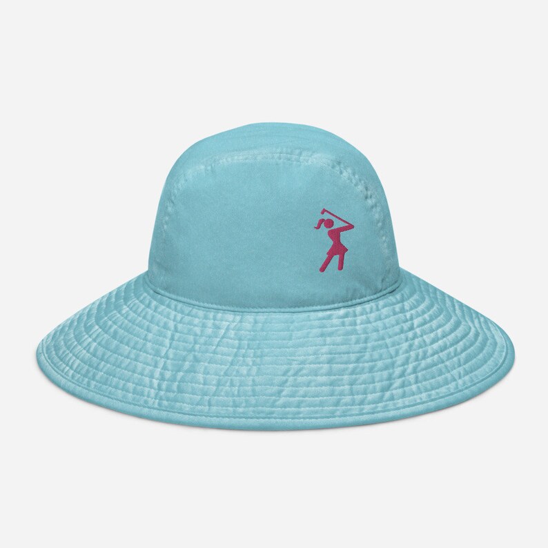 Womens Golf Bucket Hat Wide Brim Sun Hat Floppy Beach Hat Etsy