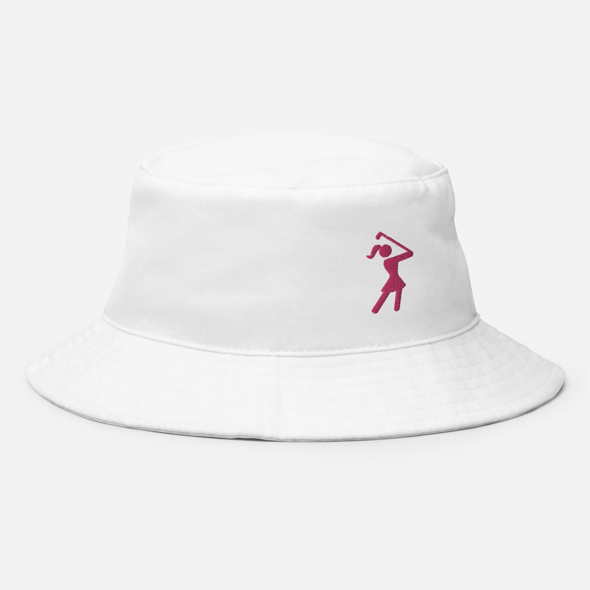 Golf Bucket Hat for Women Iconic Female Golfer Beach Hat Etsy
