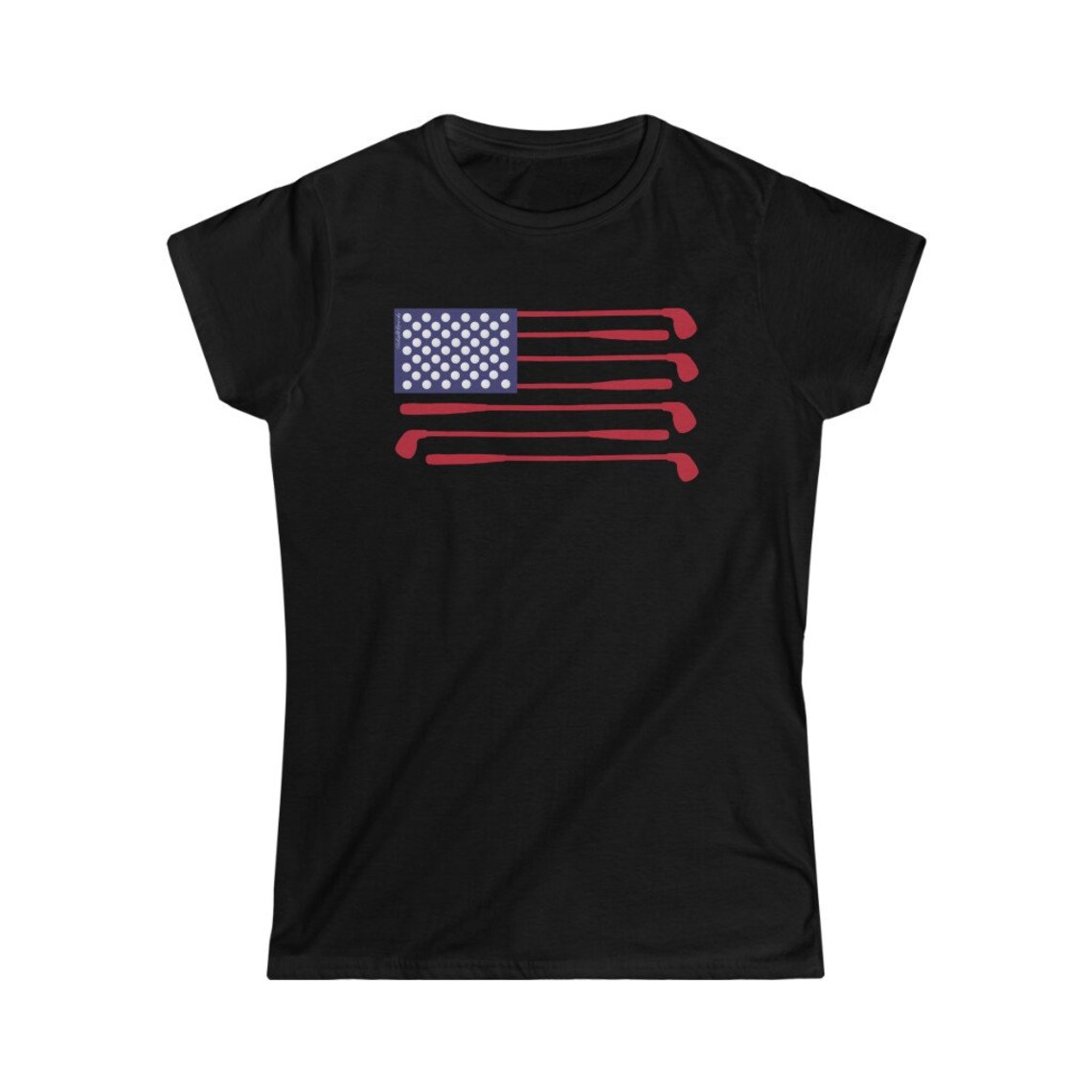 Women's Golf Shirt Golf Theme American Flag Women's Etsy New Zealand