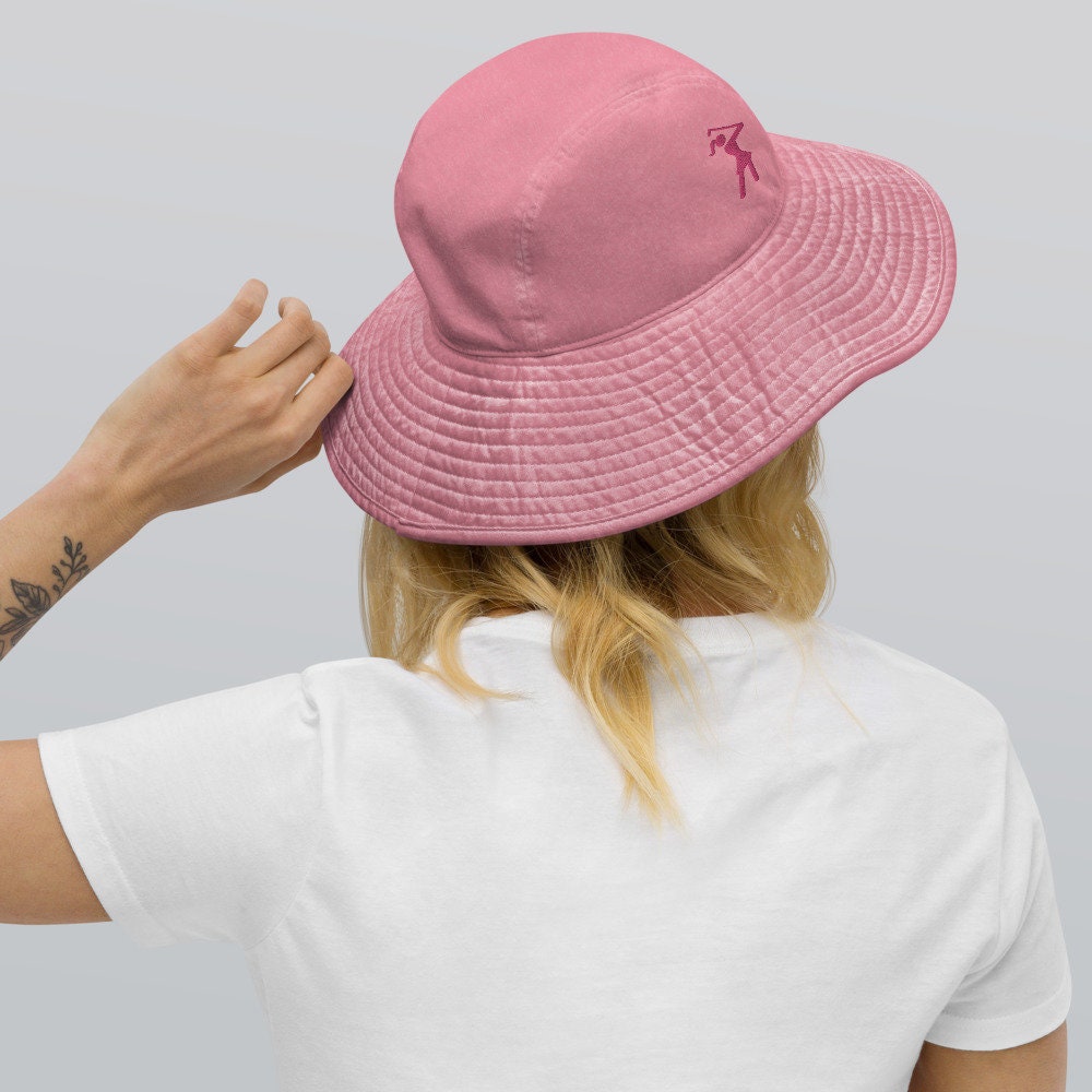 Womens Golf Bucket Hat Wide Brim Sun Hat Floppy Beach Hat Etsy