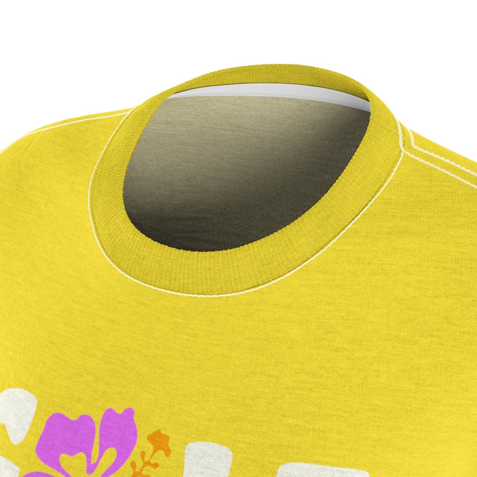 Women's Golf Shirt With a Tropical Flower Shortsleeve Etsy