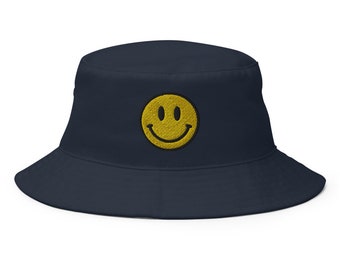 Smiley Face Hat Smiley Face Bucket Hat 