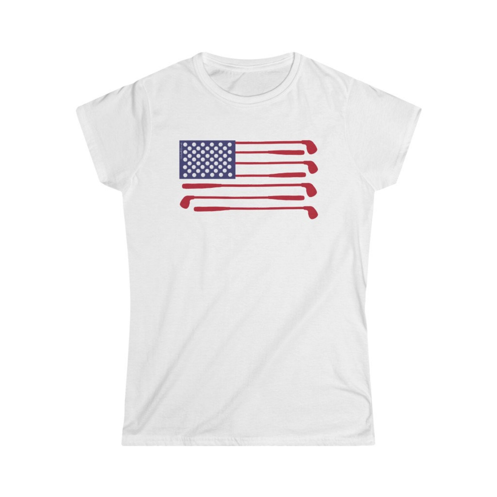 Women's Golf Shirt Golf Theme American Flag Women's Etsy New Zealand