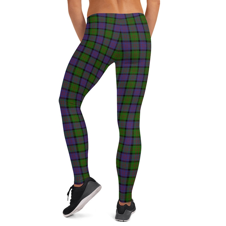 Women's Golf Leggings Macdonald Tartan Scottish Plaid Etsy