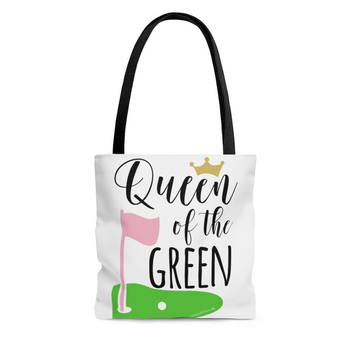Golf Tote Bag Queen of the Green Cute Golf Gift for Female - Etsy