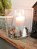Sticker &quot;Christmas trees&quot; / Christmas trees / window picture / Christmas / decoration / Christmas decoration / winter decoration for lantern, vase, candle glass and much more