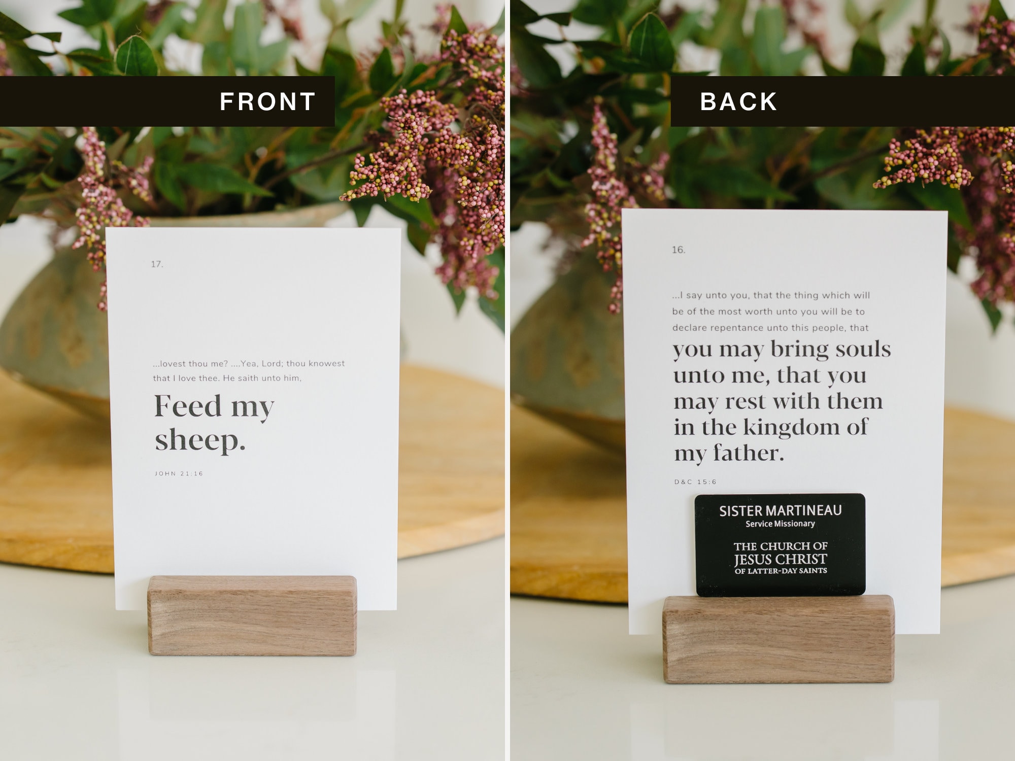 LDS Missionary Gift: Scripture \u0026 Quote Cards - Etsy België, image size:2000x1500