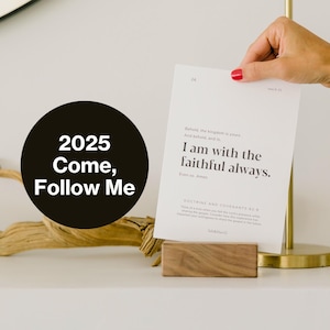 Doctrine and Covenants Come Follow Me 2025 Scripture Cards, LDS Gift, Missionary Gift, Lds Easter Gift, LDS Relief Society Gifts