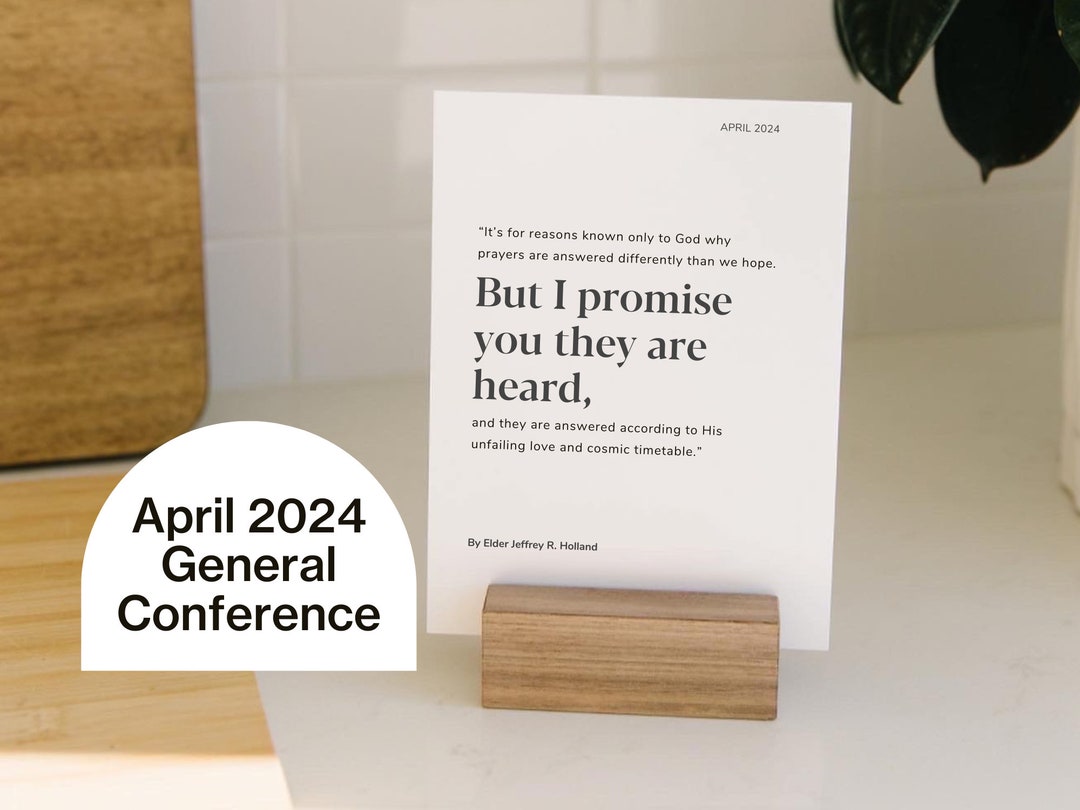 General Conference April 2024, General Conference Quotes, LDS Art, Lds