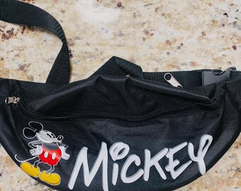 Disney Mickey Mouse Fanny Pack | Signature Waist Bag | NWOT | Adjustable Travel Bag