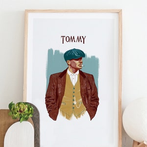 Peaky Blinders Poster - Giclée Art Print -TOMMY SHELBY