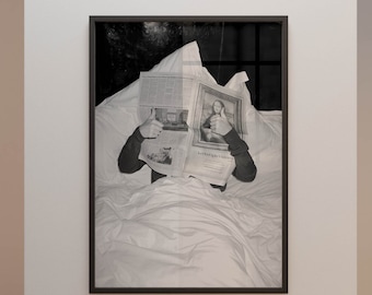 Newspaper Aesthetic Poster Print