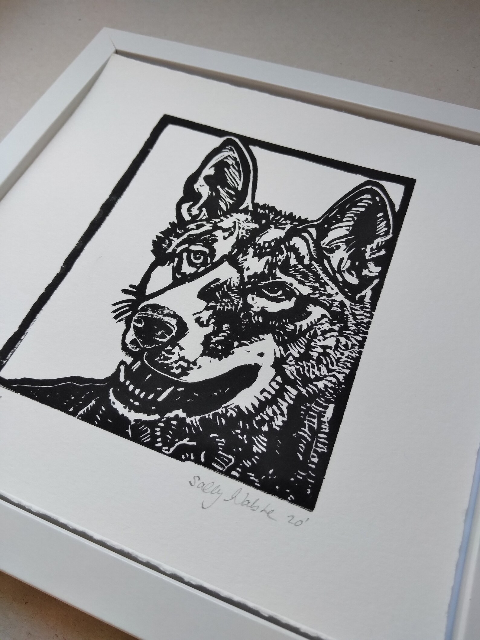 Dingo, Dog, Native Animal, Australian Animal, Wall Art, Original Art