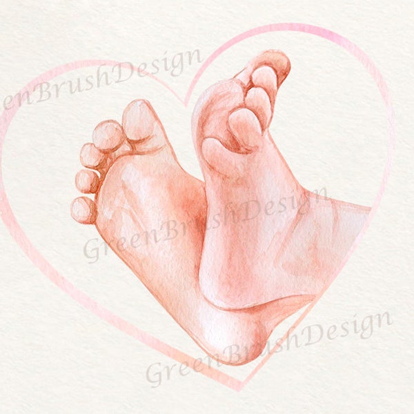 Baby Foot print, Baby Feet SVG Instant Download SVG, PNG, newborn digital download