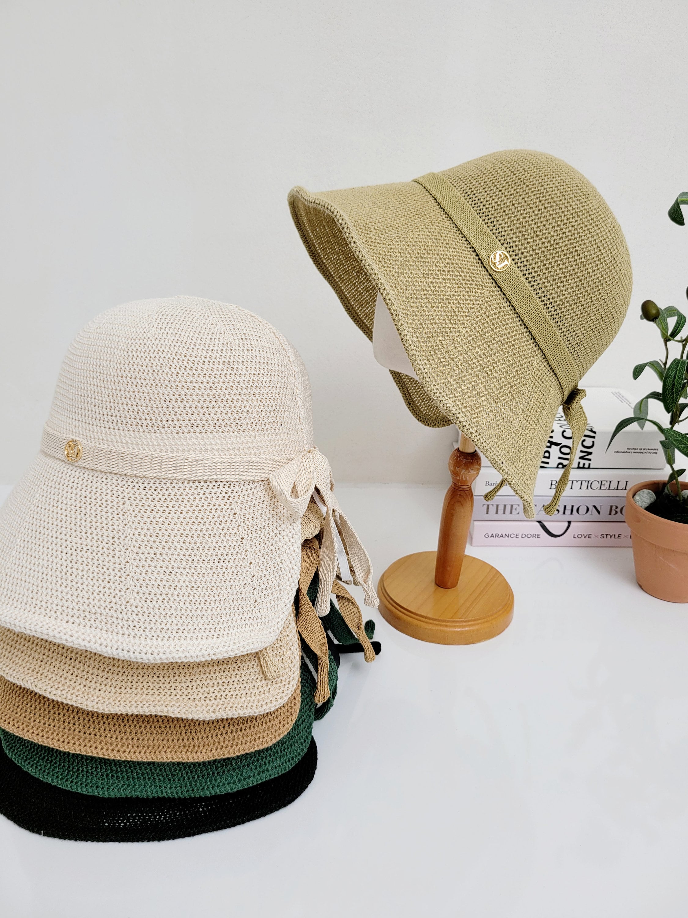Women’s Sun Protection Fishing Hat — UPF 50+, Wide Brim, Ponytail Hole, Packable