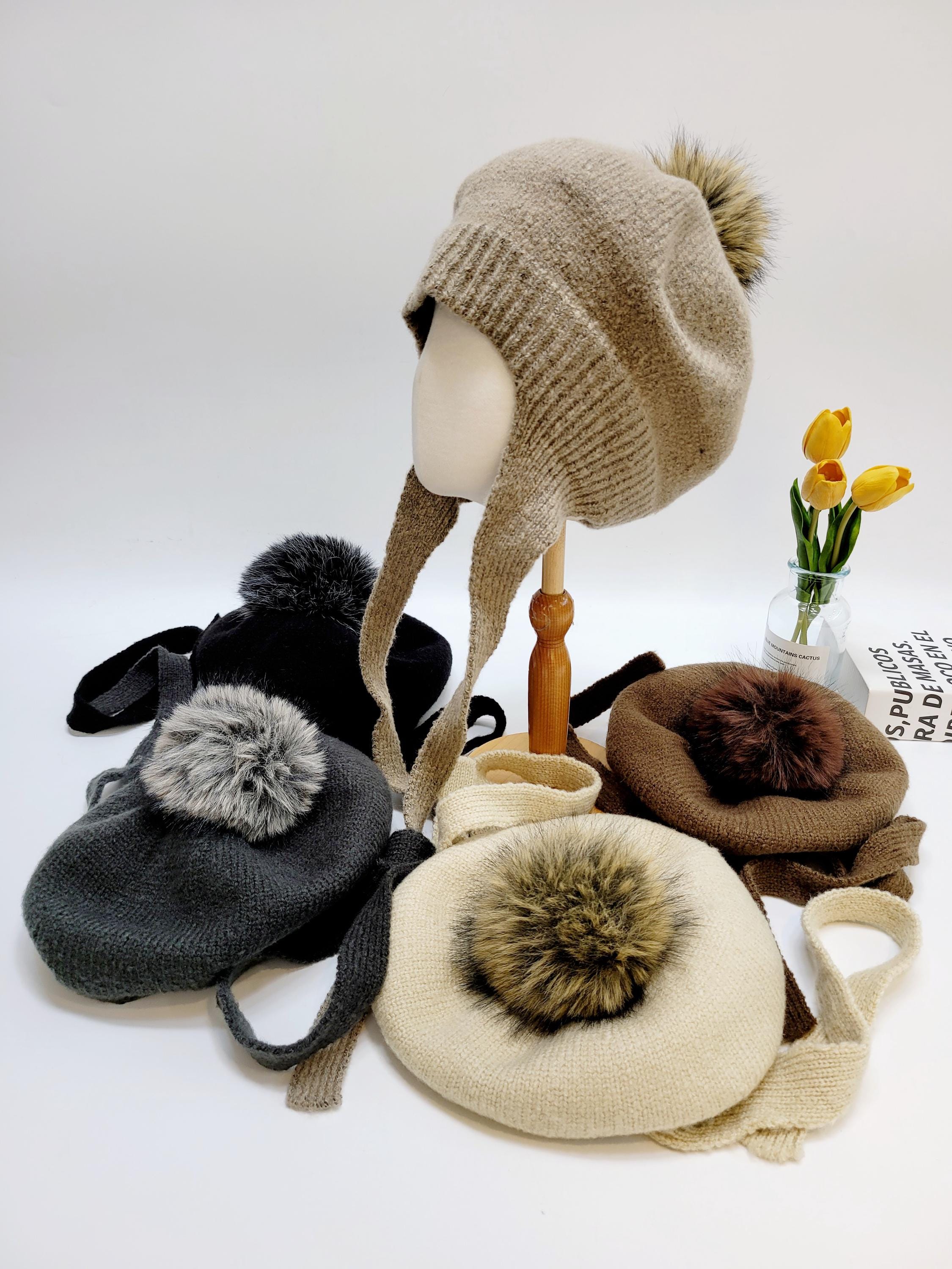 Classic Wool Beret With Earflap, Unique Winter Beret - Etsy  display picture 1