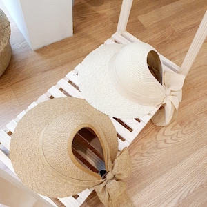 Floppy strandhoed voor dames, strandvakantiehoed, zonnehoed met brede rand, cadeau voor haar