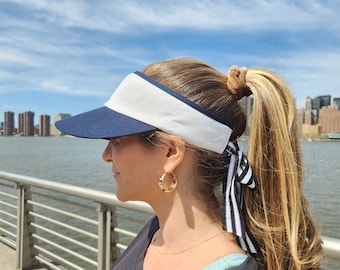 Visera deportiva de algodón: sombrero plegable y ajustable