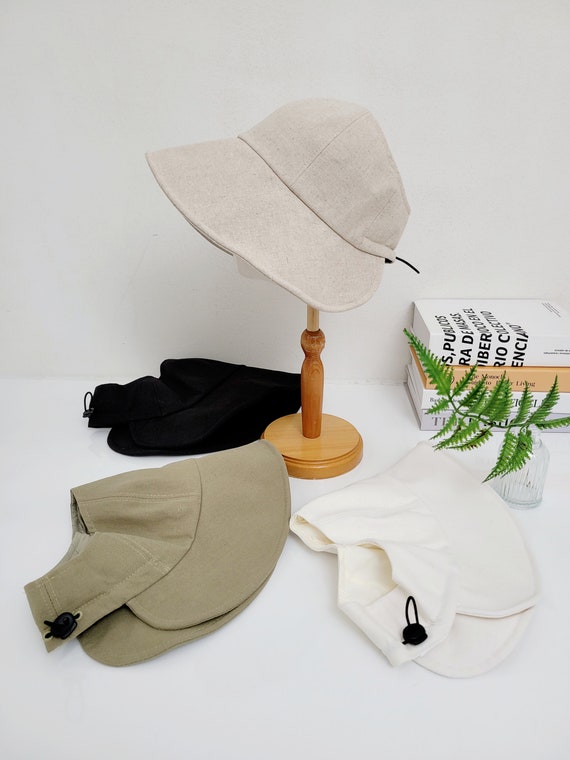 Cappello da sole in lino: cappello con coda di cavallo per sport all'aria aperta - Italia