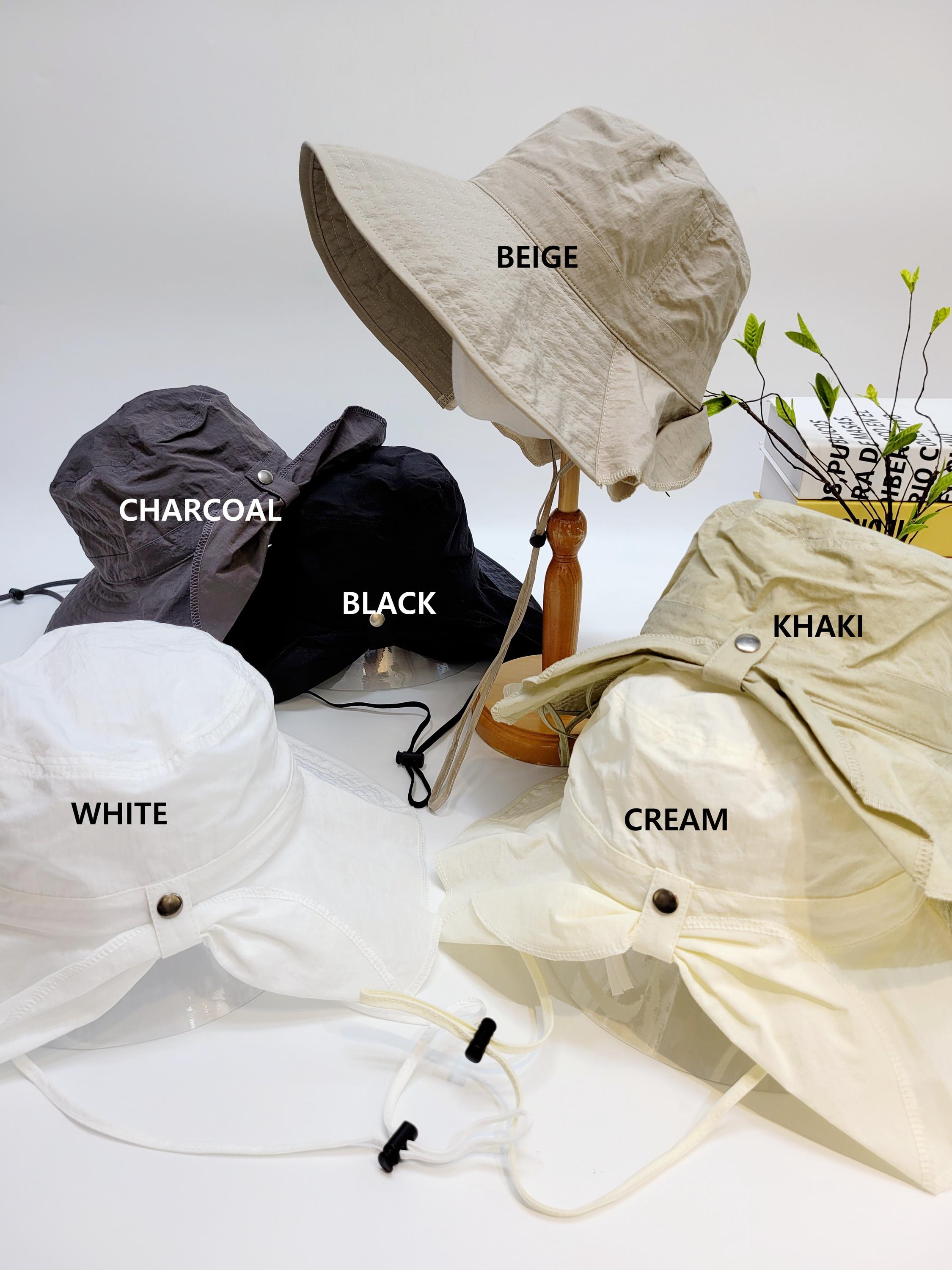 Cappello Safari Boonie Estivo - Cotone, Tesa Larga, Pieghevole, Con Cordino - Foto 3