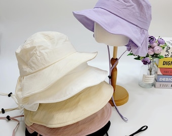 Wide Brim Boonie Hat: Water Resistant Sun Shade with Neck Flap