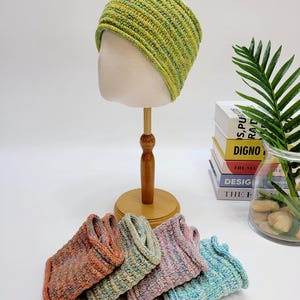100% Cotton Extra Wide Headband, Stretchy Headwrap, Women's Wide Headband, Cotton Headband Bandana