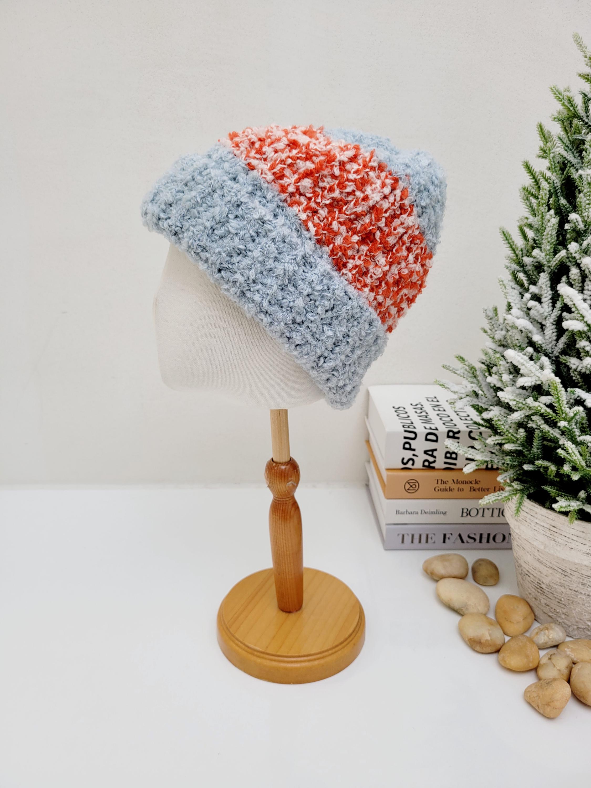 Far West Made In Canada Colourful Striped Stripes Alpaca Wool Winter Beanies (2) Alpaca Wool Winter Beanie: Colorful Stripe Knit Hat - Etsy main image 3