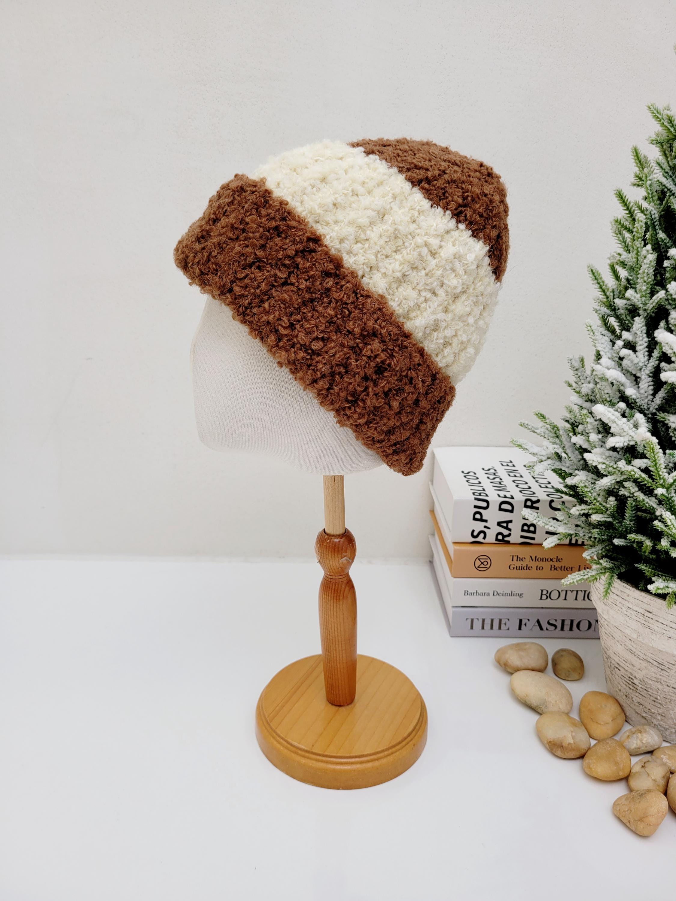 Far West Made In Canada Colourful Striped Stripes Alpaca Wool Winter Beanies (2) Alpaca Wool Winter Beanie: Colorful Stripe Knit Hat - Etsy main image 4