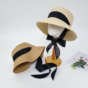 Straw Hat Scarf - Etsy Straw Hat Scarf - Etsy