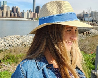 Sombrero Fedora de paja de papel Breezy: estilo plegable de verano