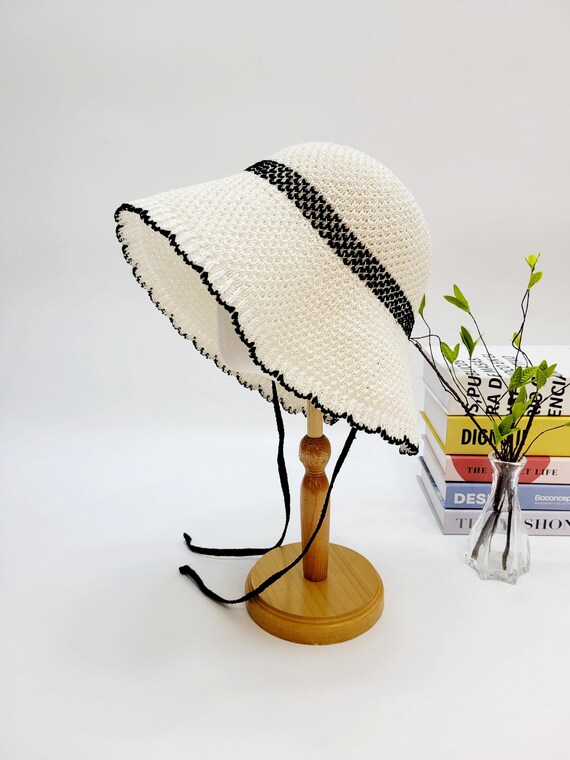 Cappello di paglia di cotone primaverile ed estivo, cappello