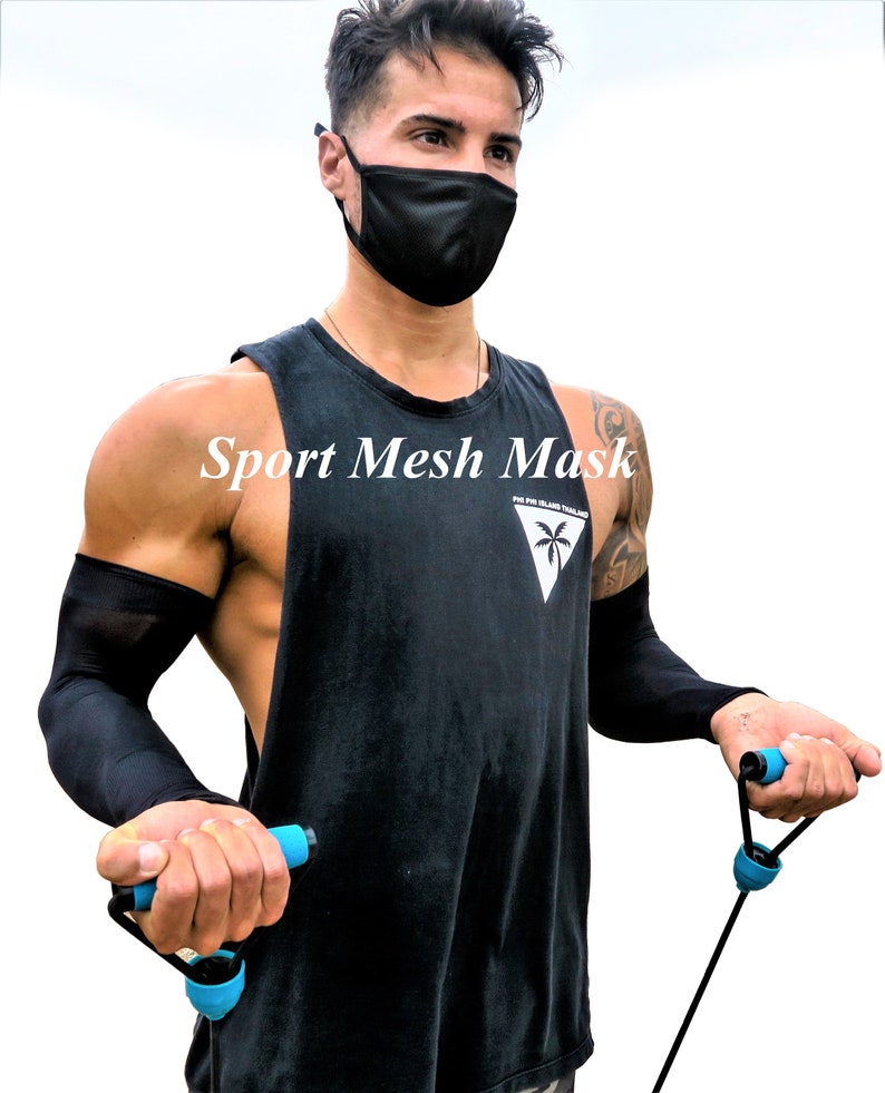 Active Sports Face Mask Athletic Face Mask Workout Gym ...