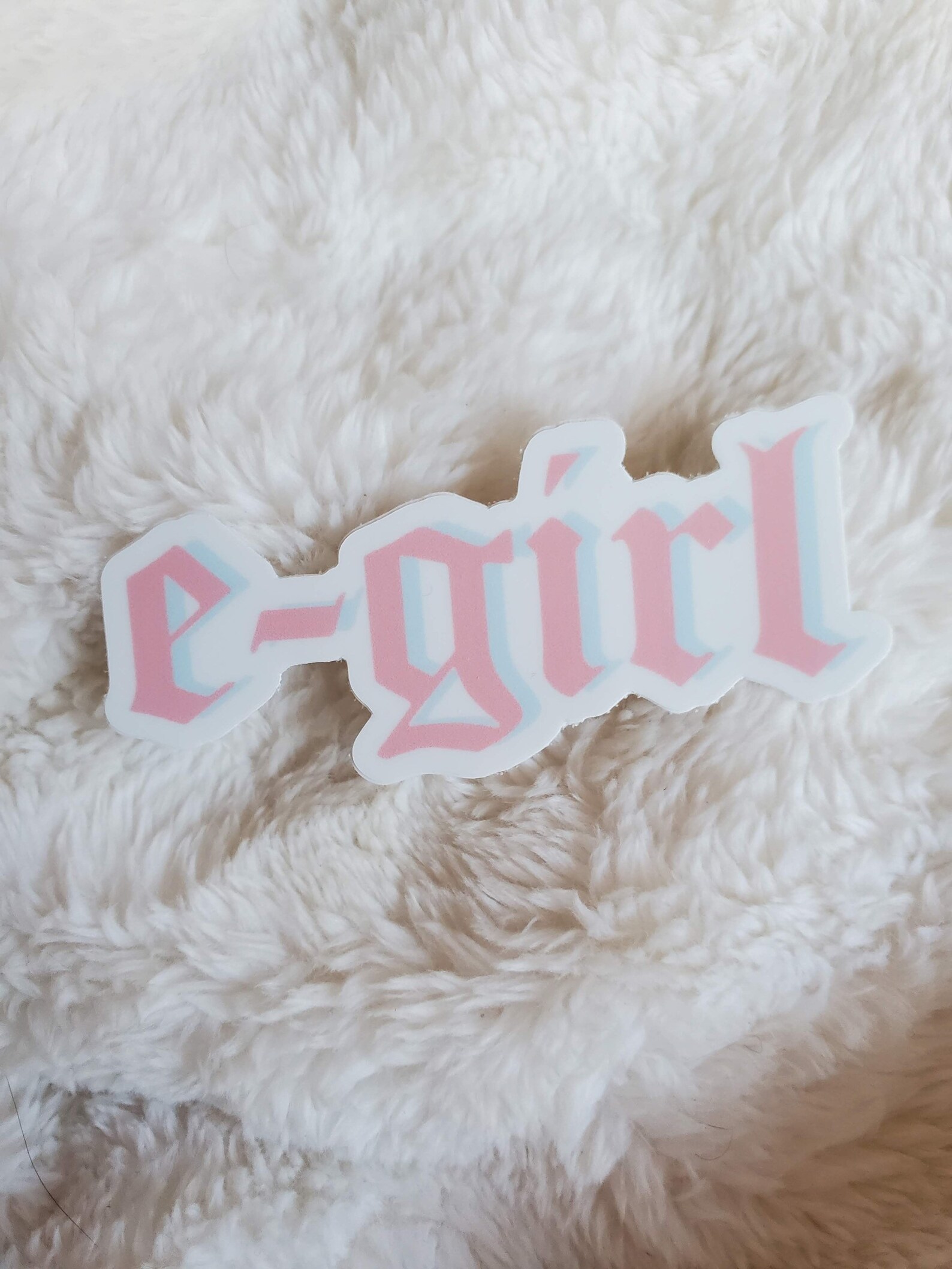 3 x 1.36 EGIRL/ egirl sticker. Diecut vinyl Etsy