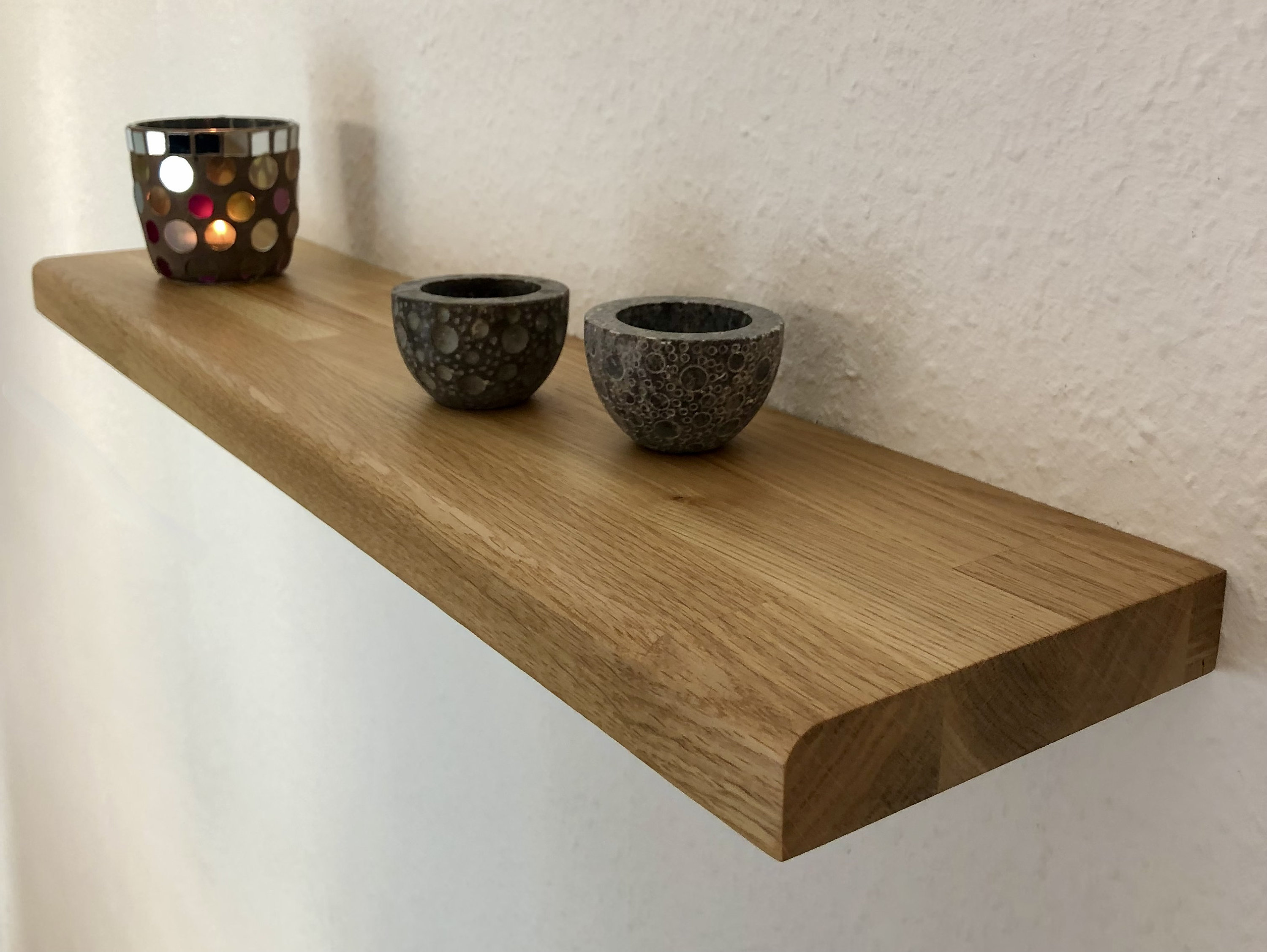 Wandboard Eiche Massiv