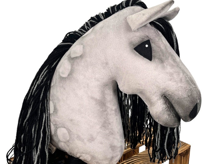 Hobby horse, apple horse, grey hobby horse, hobby horse premium, steckenpferd, horse on a stick, hobbyhorse, grey horse, real horse